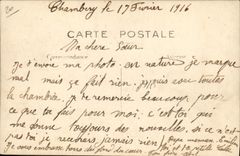 CARTE PHOTO Chambery Militaria Chasseurs Alpins