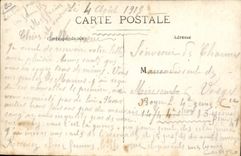 CARTE PHOTO Les Charmes Miremont Vosges Militaria Chasseurs Alpins