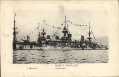 Vintage Postcard Boat Marceau Massena