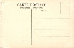 Vintage Postcard Theater Michel Dufour Operated Comic