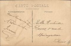 CPA Femme Theatre Vaudeville Mlle Toutain L'abbe Constantin