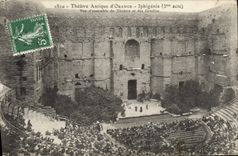 CPA Theatre antique d'Orange Iphigenie Vue d'ensemble du theatre et des gradins