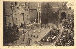 CPA Theatre Orange Theatre antique Representation de Faust Le ballet