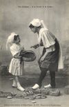 CPA Folklore Nos Sablaises Enfant Femme