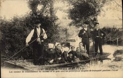 CPA Folklore Au pays de Challans La Yole 