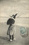 CPA Folklore Les adieux de la Sablaise