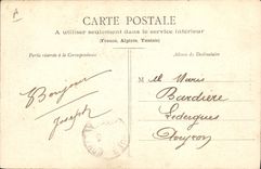 CPA Folklore Les adieux de la Sablaise