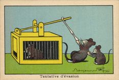 Image Benjamin Rabier Escape bid Mouse