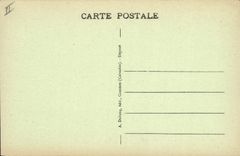 Postal Biblioteca de la Abadía Mondaye