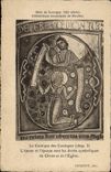 CPA Bibliotheque Bible de Souvigny Moulins Le cantique des cantiques L'epoux et l'epouse sont les droits symboliques de Christ et de l'eglise 