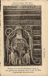 CPA Bibliotheque Bible de Souvigny Moulins Premier livre des Paralipomenes 