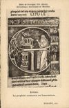 CPA Bibliotheque Bible de Souvigny Moulins Jeremie Le prophete commence ses lamentations 