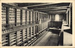 CPA Bibliotheque Monastere de la Grande Chartreuse 