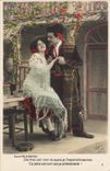 CPA Fantaisie Femme Escamillo a Carmen Bizet 