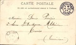 CPA Cochon Porc La voyante va te faire apparaitre