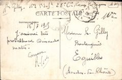 CPA Militaria Chasseurs Alpins Camp de St Veran Cagnes Un coin du camp sous les oliviers