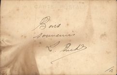 CARTE PHOTO Militaria Chasseurs Alpins (n°235 sur le col) chien