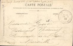 CPA Militaria Chasseurs Alpins Campement dans les Alpes La soupe