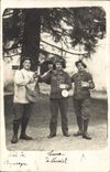 CARTE PHOTO Annecy Militaria Chasseurs Alpins 