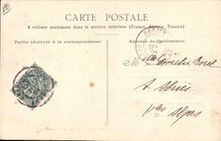 CPA Militaria Chasseurs Alpins 12eme bataillon de chasseurs Parc a mulets au rosier