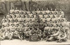 CARTE PHOTO 141eme RIA Militaria Chasseurs Alpins 