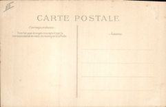 Vintage Postcard Bateau Massena Cuirasse squadron has 4 turrets