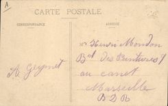 Vintage Postcard Boat Massena Cruiser of squadron