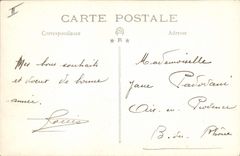 Vintage Postcard Boat Sailor Leblanc