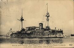 Vintage Postcard Boat Marceau School of the Marine destroyers and the quartermasters