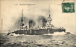 Vintage Postcard Boat Massena? Magenta?