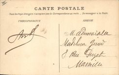 Vintage Postcard Boat Massena? Magenta?