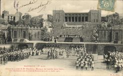 CPA Theatre Parysatis Drame en 3 actes de Me Dieulafoy Musique de Camille Saint Saens Arenes de Beziers 