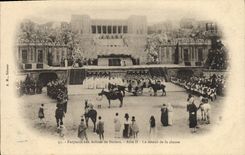 CPA Theatre Parysatis aux arenes de Beziers Le retour de la chasse Ane Mule 