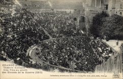 CPA Theatre Orange Theatre antique Une fete au profit des blesses de la guerre 