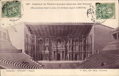 CPA Theatre interieur du theatre antique dans son etat primitif Orange 