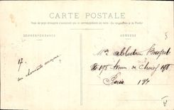 CPA Folklore La culbute Ane Mule