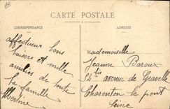 CPA Folklore Sarthe En versant a boire au pere Queru