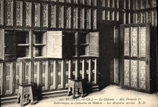 CPA Bibliotheque Blois le chateau Aile Francois 1er Catherine de Medicis Les armoires secretes