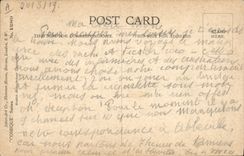 Postal Fantasia Ilustrador Mujer Donald Mc Gill la hada del hogar