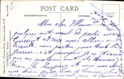 Postal Fantasia Ilustrador Niño Flor