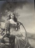 CPA Femme Musique 
