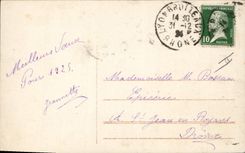 CPA Femme Musique 