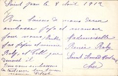 CPA Enfant Vieillard Harpe