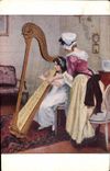 CPA Philippar Quinet La lecon de harpe 