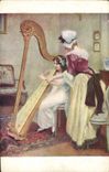 CPA Philippar Quinet La lecon de harpe 