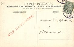 CPA La musique a travers les ages Pianos Aurand Wirth Lyon 