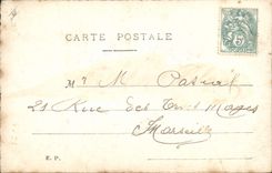 CPA Femme Harpe 