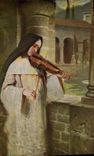 CPA Religieuse Violon 