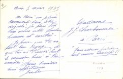 Vintage Postcard Pig Pig Carnival of Aix 1935 the old man Por Castle of Yew Marseilles