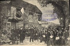 CPA Militaria Chasseurs Alpins Ambigu Les dernieres cartouches 